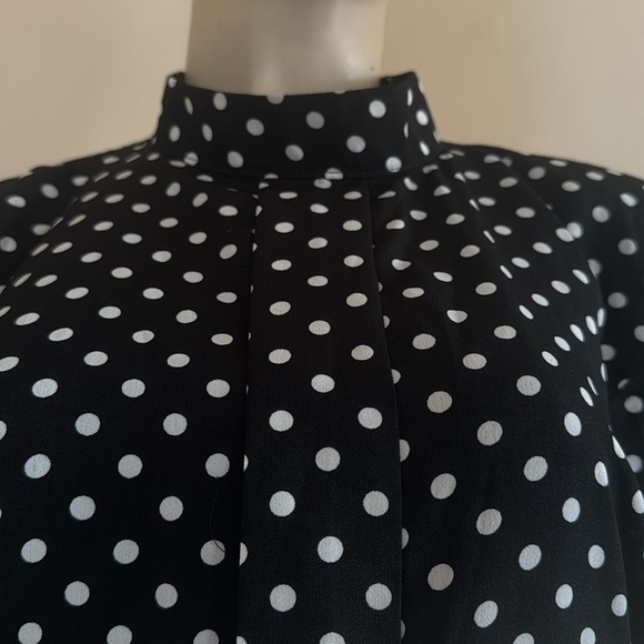 Corset Back Tiered Ruffle Polka Dot Dress - Picture 8 of 17